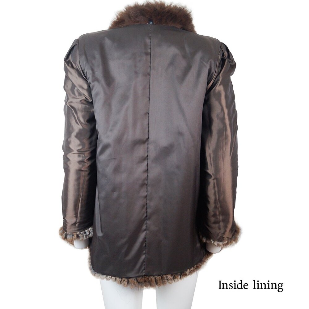 Rabbit fur coat - Picture 6 of 7